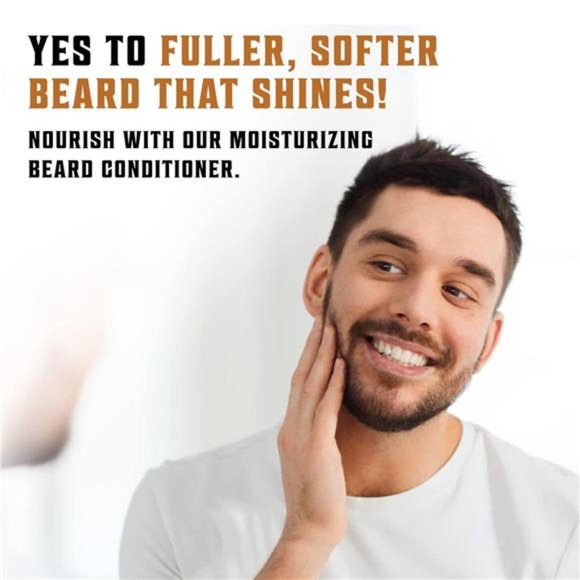 Beard Wash & Beard Conditioner Set w/Argan & Jojoba Oils - Softens & Strengthens - Picture 4 of 7